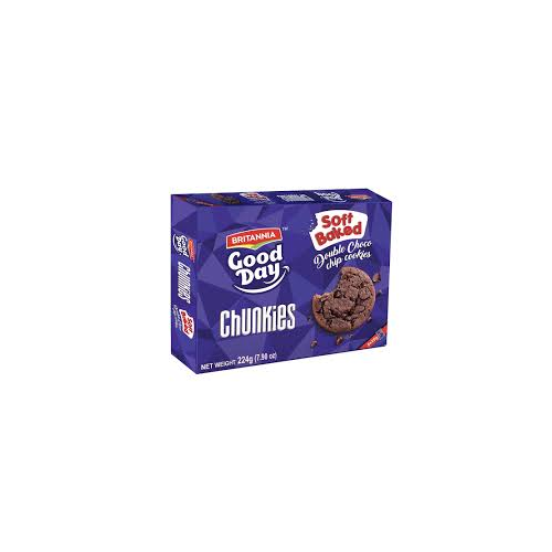 BRITANNIA Good Day Chunkies Soft Baked Double Choco Chips Cookies
