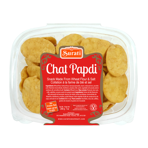 Surati Surati Chat Papdi (flat Puri)