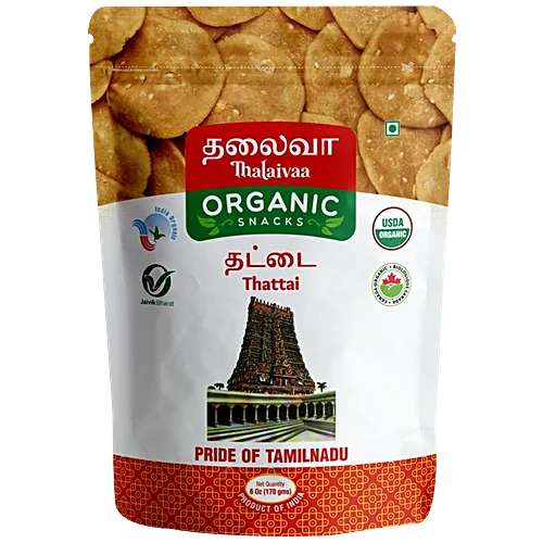 Thalaivaa Organic Garlic Thattai