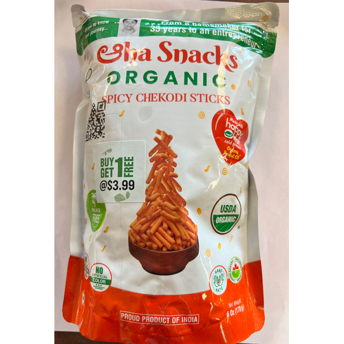 AHA ORGANIC SPICY CHEKODI STICKS