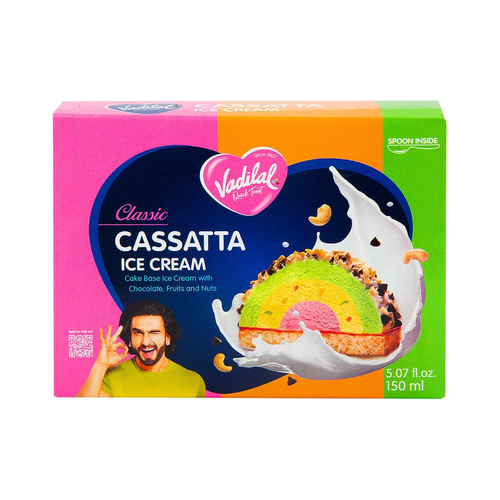 VADILAL Chocolate Cassatta Ice Cream