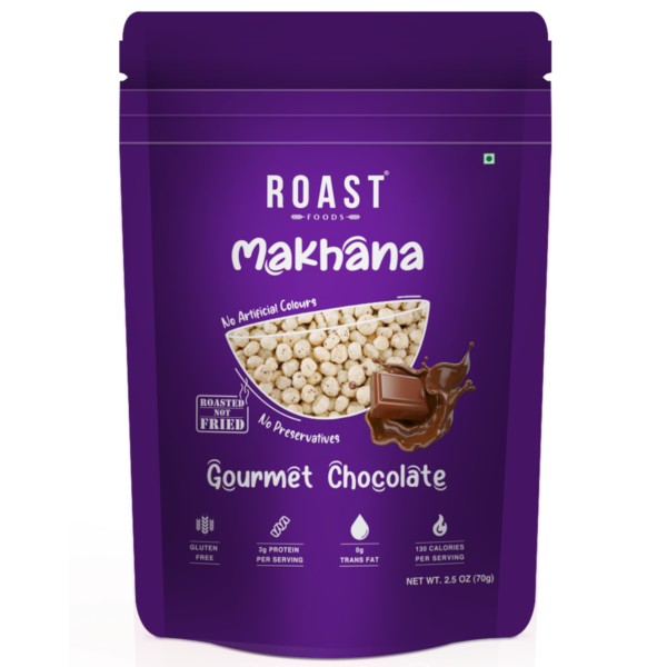 Roast Makhana Gourmet Chocolate 70 GM