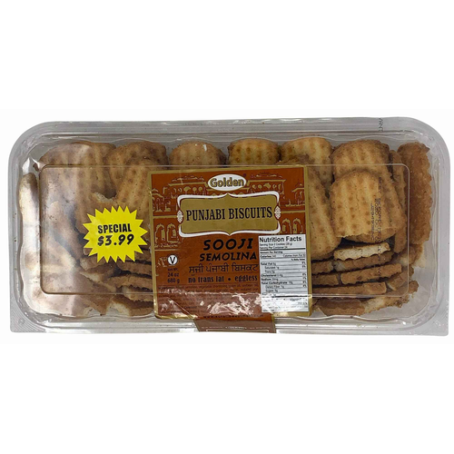 GOLDEN Punjabi Sooji Semolina Biscuits