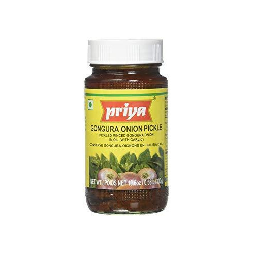 Priya Gongura Onion Pickle With Garlic
