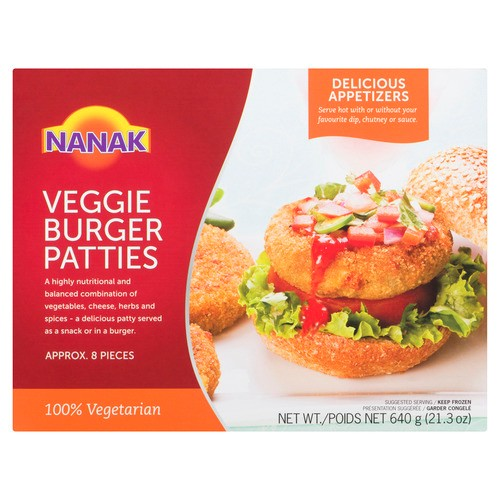 Nanak Veggie Burger Patties