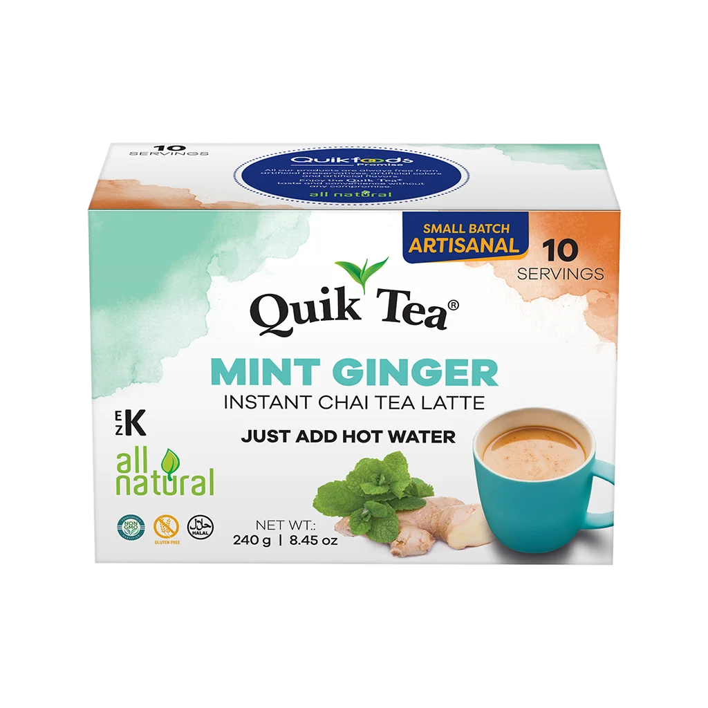 MINT GINGER(UNSWEETENED) QUIK TEA