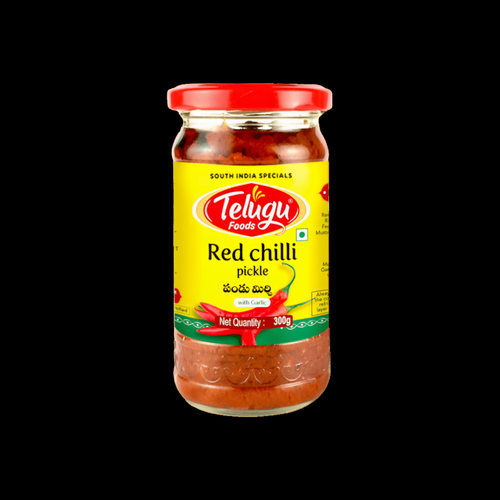 Telugu Foods Telugu Foods Red Chilli Pickle With Garlic