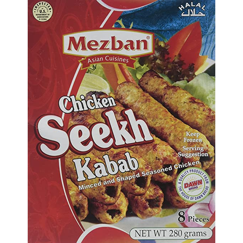 Mezban Chicken Seekh Kabab