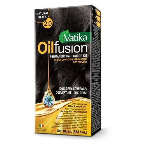 Dabur Vatika Oil Fusion Permanent Natural Black Hair Color