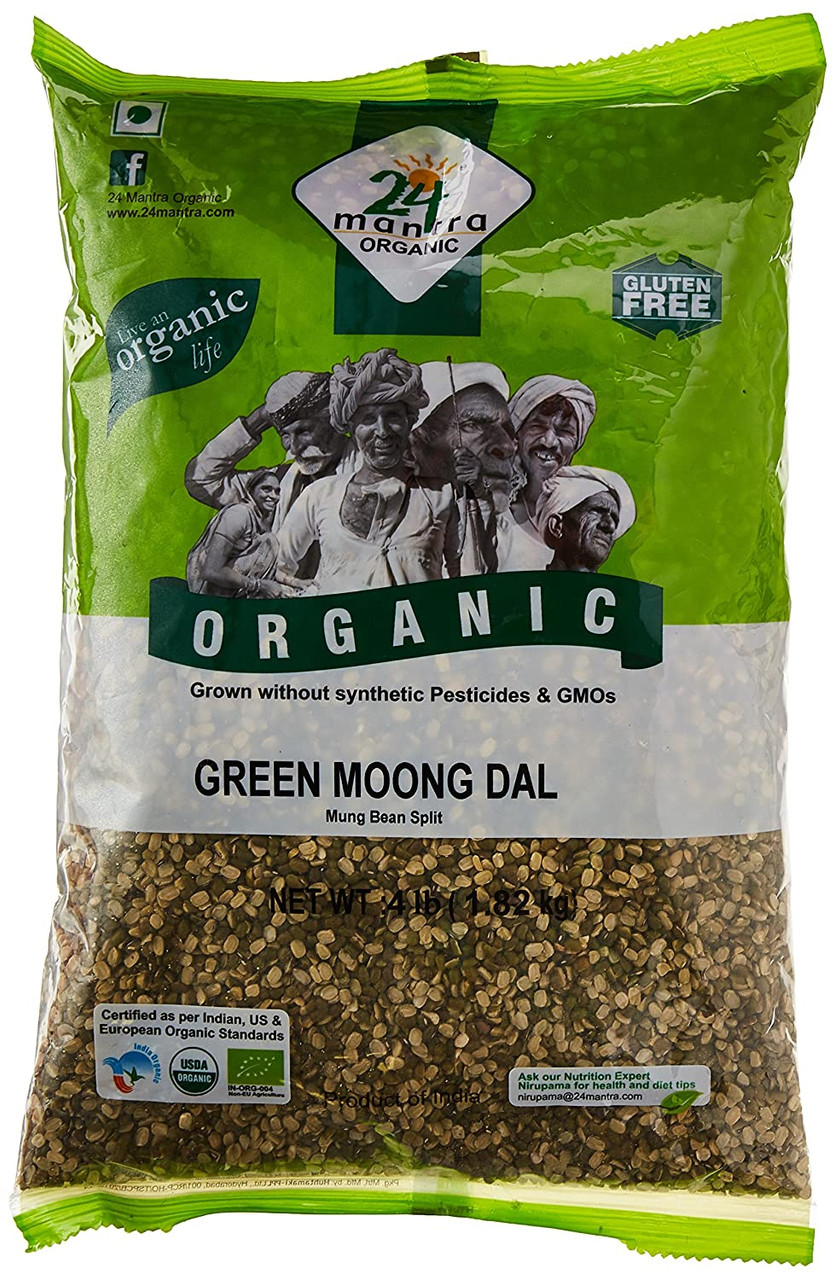 ORGANIC MOONG GREEN SPLIT 24 MANTRA