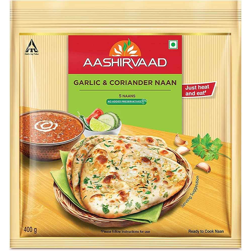 AASHRIVAAD Garlic And Coriander NAAN
