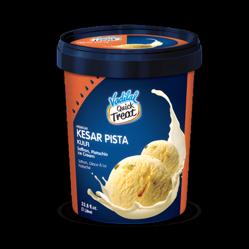 Vadilal Vadilal Kesar Pista Kulfi Ice Cream