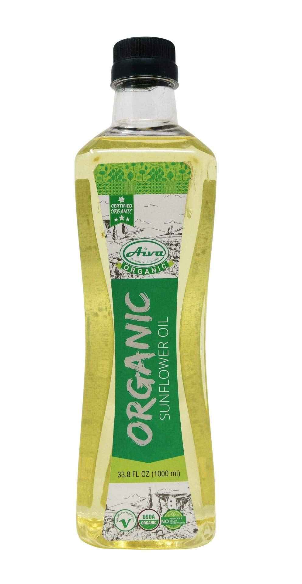 Aiva Organic Sunflower Oil 33.8 FLOZ