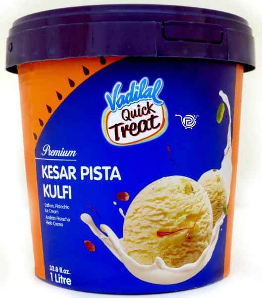 Vadilal Kesar Pista Kulfi 1 LTR
