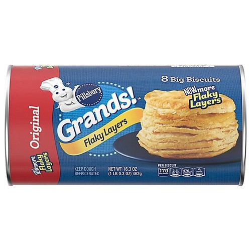 PILLSBURY GRAND FLAKE LAYER BISCUIT      16.3 OZ