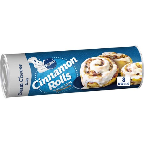 PILSBURY ICED CINNAMON ROLLS 12.4 OZ