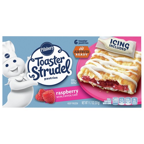 PILLSBURY RASPBERRY STRUDEL 11.7 OZ