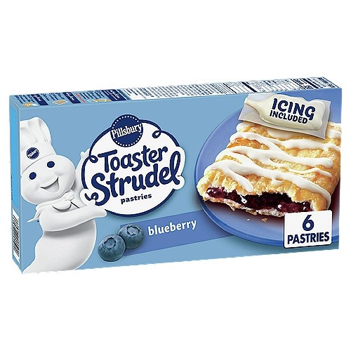 PILLSBURY BLUEBERRY STRUDEL 11.7 OZ