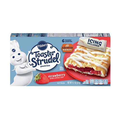 PILLSBURY STRAWBERRY STRUDEL 11.7 OZ
