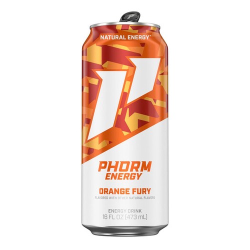 ORANGE FURY ENERGY DRINK                 16 OZ