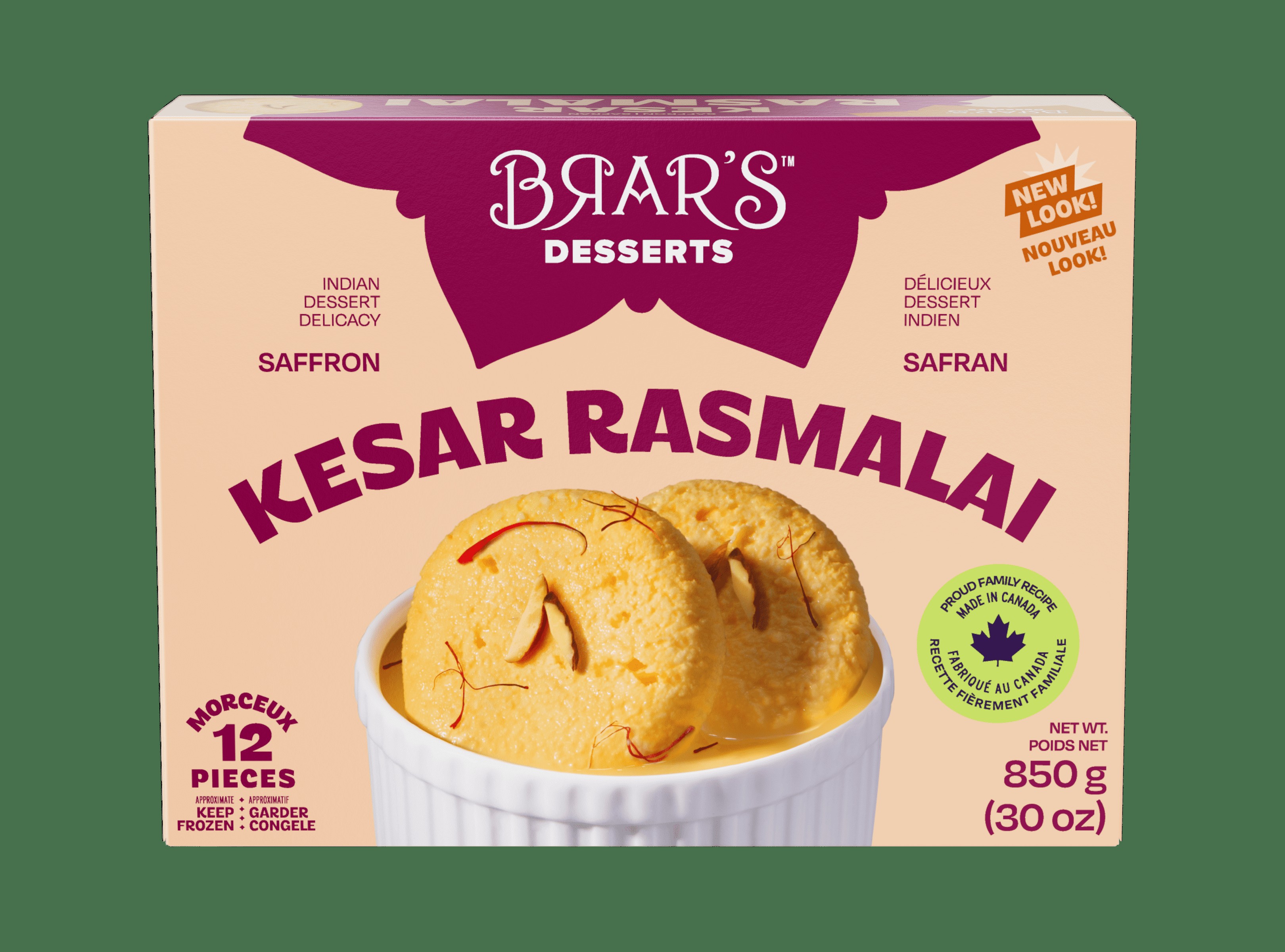 Brars Kesar Rasmalai 850 GM