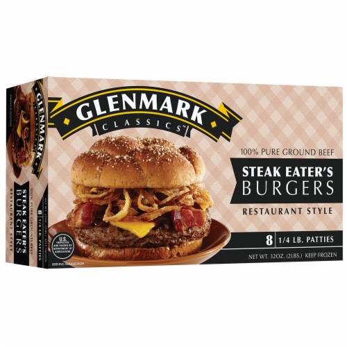 GLENMARK STEAK EATER BURGER 2 LBS