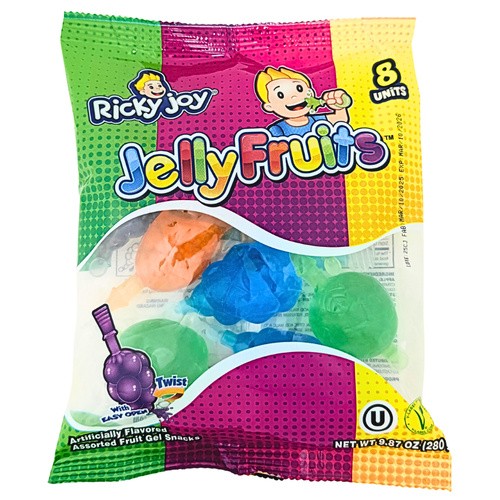 RICKY JOY JELLY CUPS 8 Count 9.87 OZ