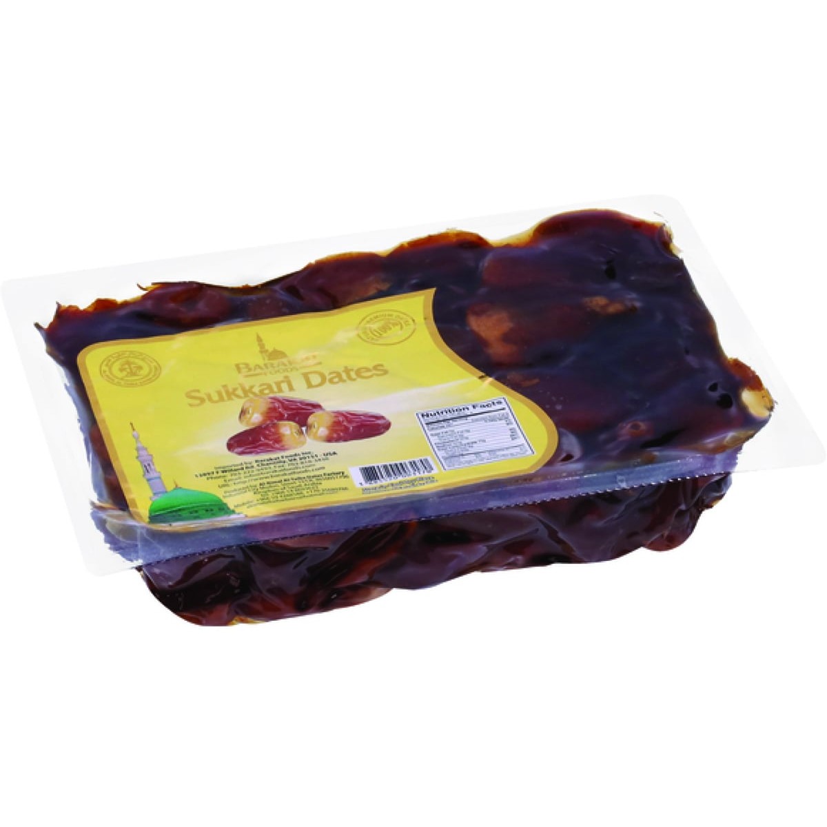 BARAKAT SUKKARI DATES W/SYRUP VACUUM PACK 1 KG