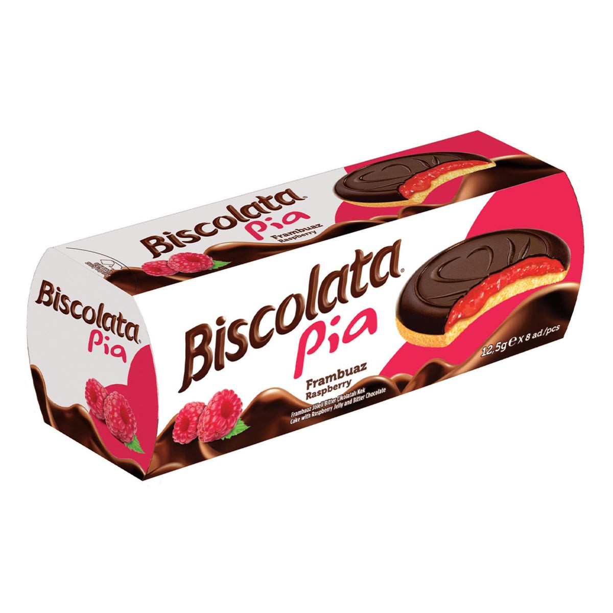 Biscolata Pia Raspberry 100 GM