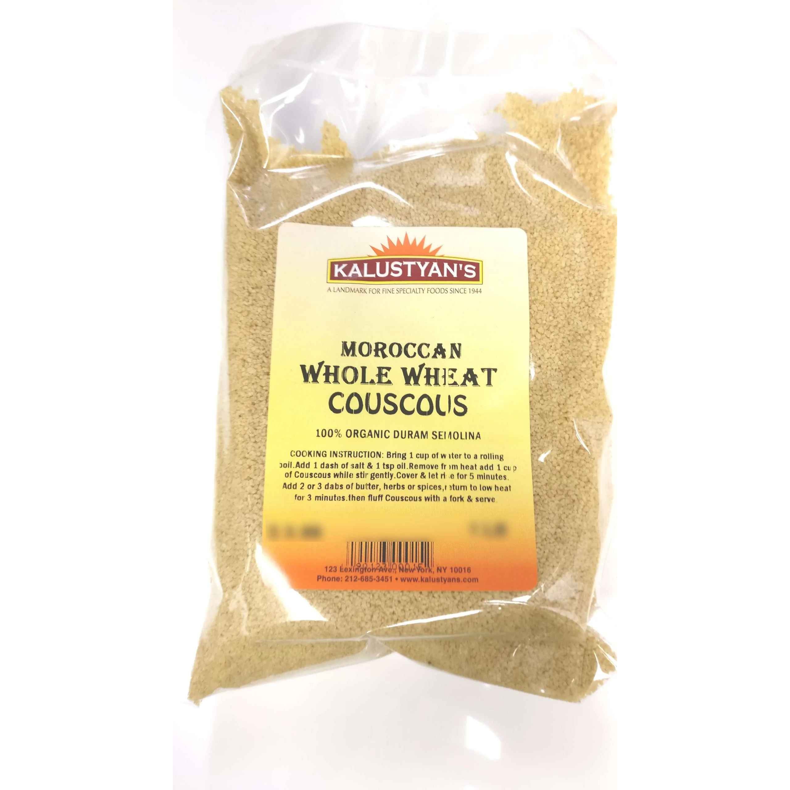 KALUSTYANS MOROCCAN WHOLE WHEAT COUSCOUS 2 Lbs