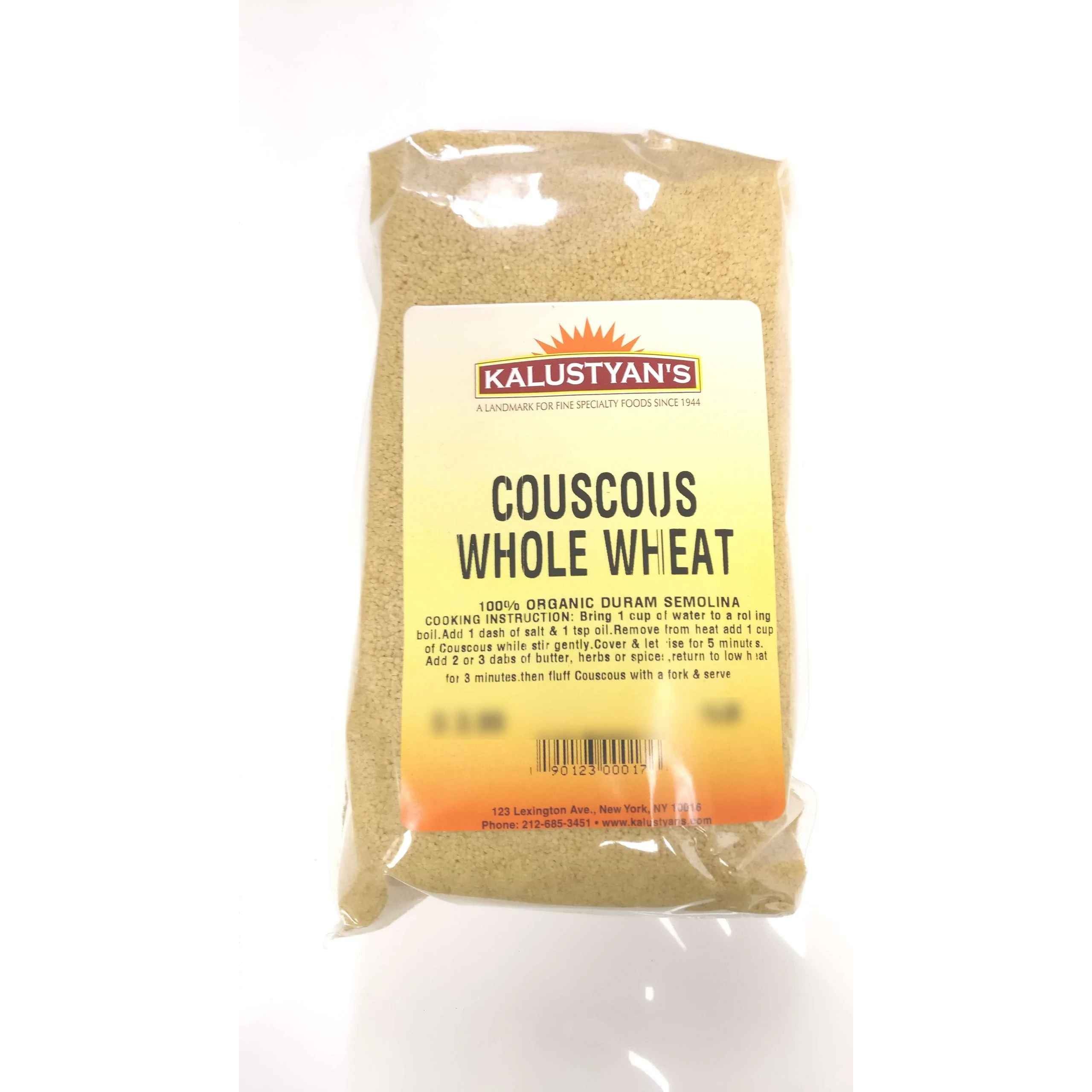 KALUSTYANS COUSCOUS WHOLE WHEAT 2 Lbs