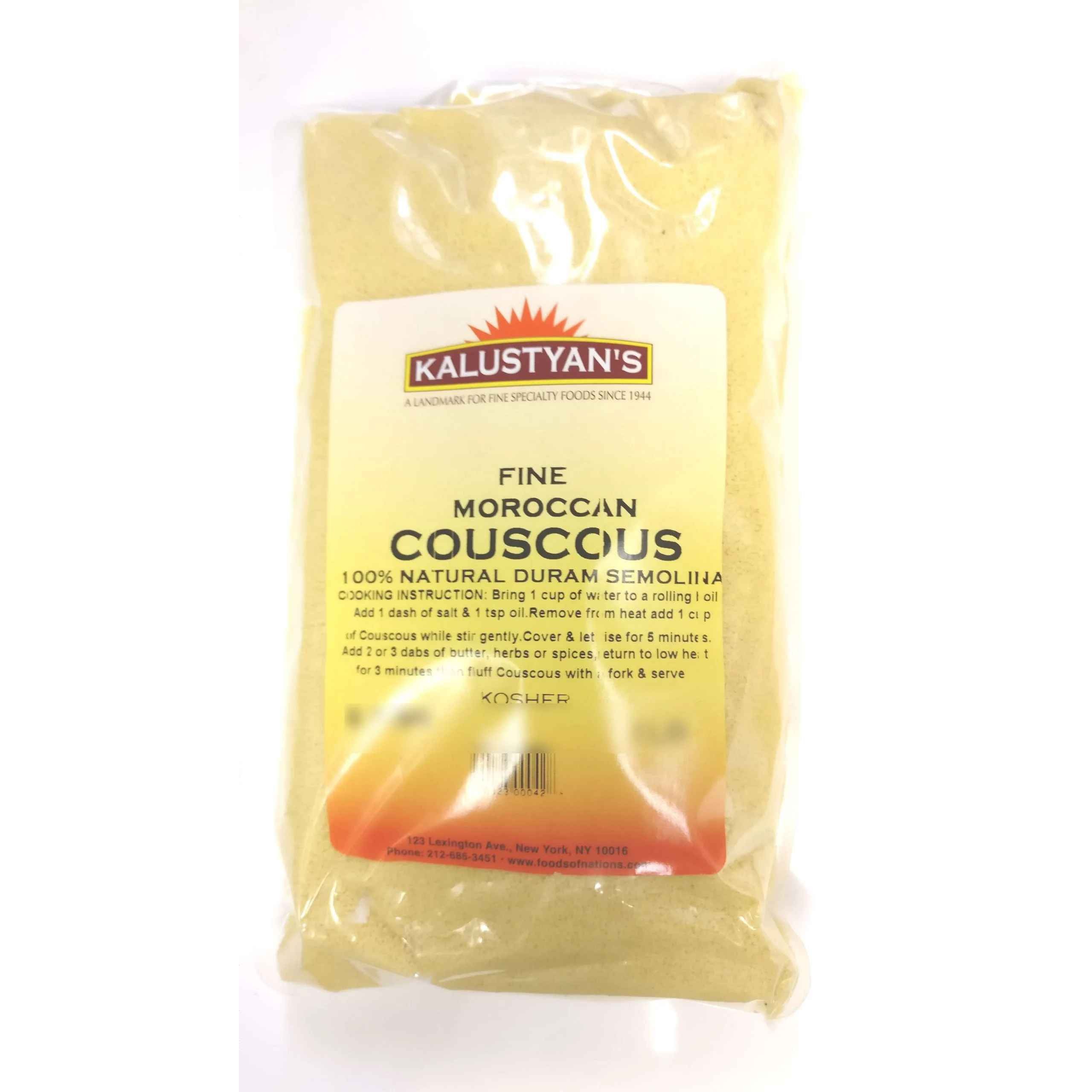 KALUSTYANS FINE MOROCCAN COUSCOUS KOSHER 1 Lbs