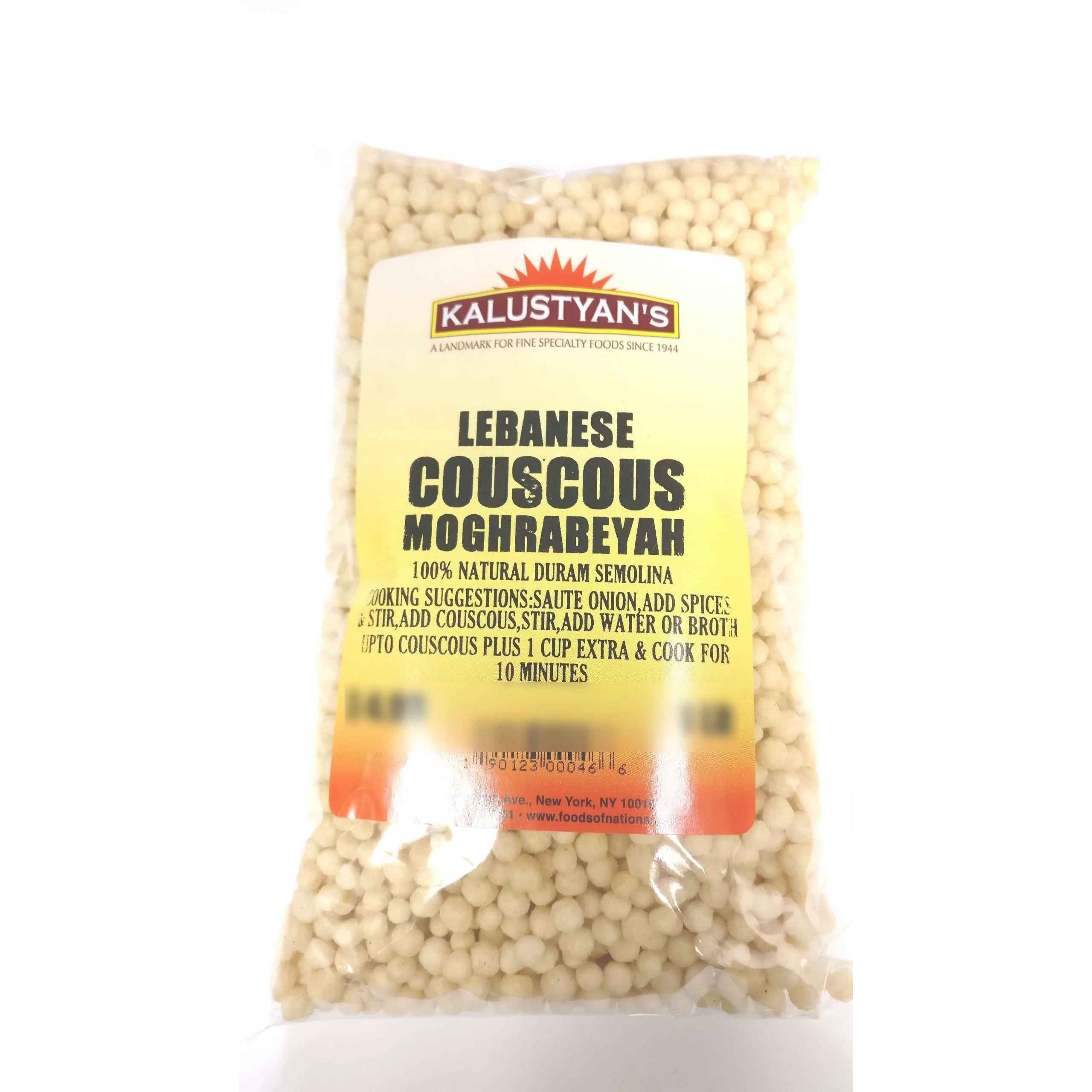 KALUSTYANS LEBANESE COUSCOUS MOGHRABEYAH 1 Lbs