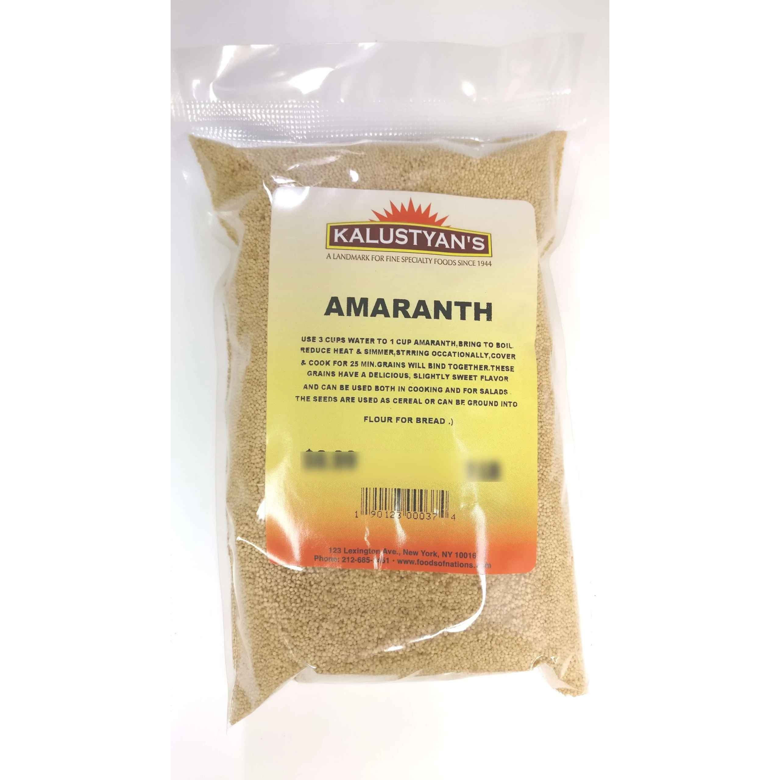 KALUSTYANS AMARANTH GLUTEN FREE 2 Lbs