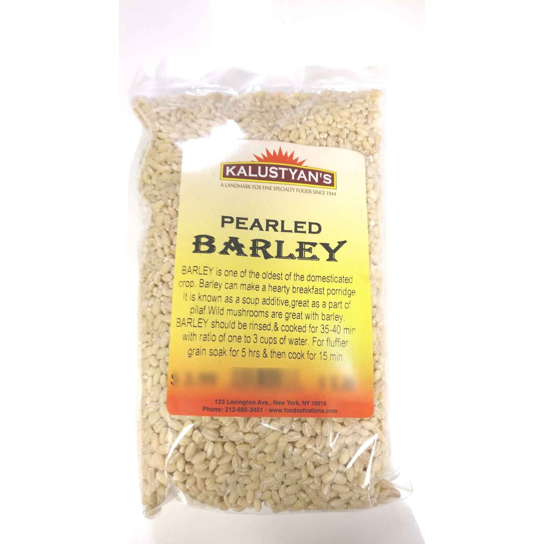 KALUSTYANS PEARLED BARLEY 4 Lbs