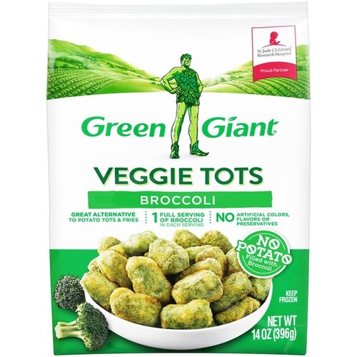 GREEN GIANT VG TOT BROC/CHS              14 OZ