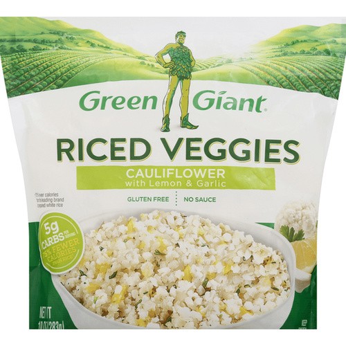 GREEN GIANT RICED VEG CAUL LEMON 10 OZ