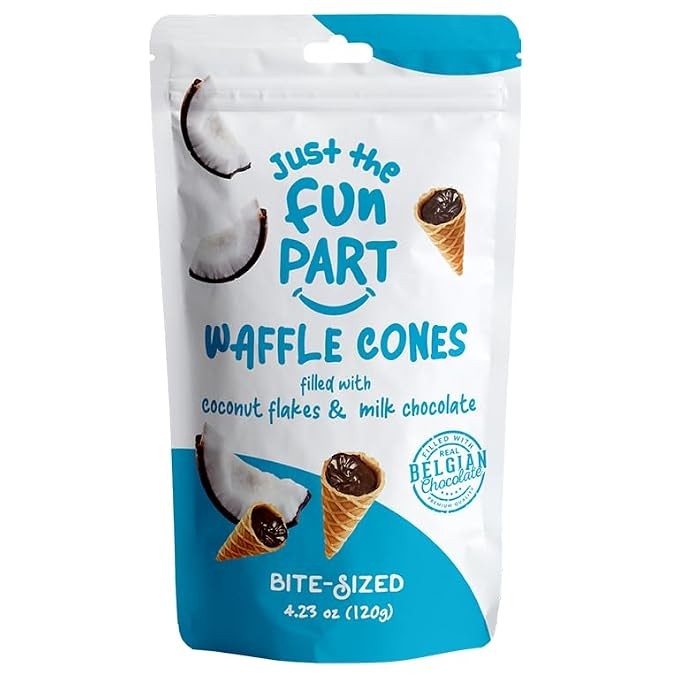 JTFP WAFLE CONE COCONUT FLAKES 1 PACK