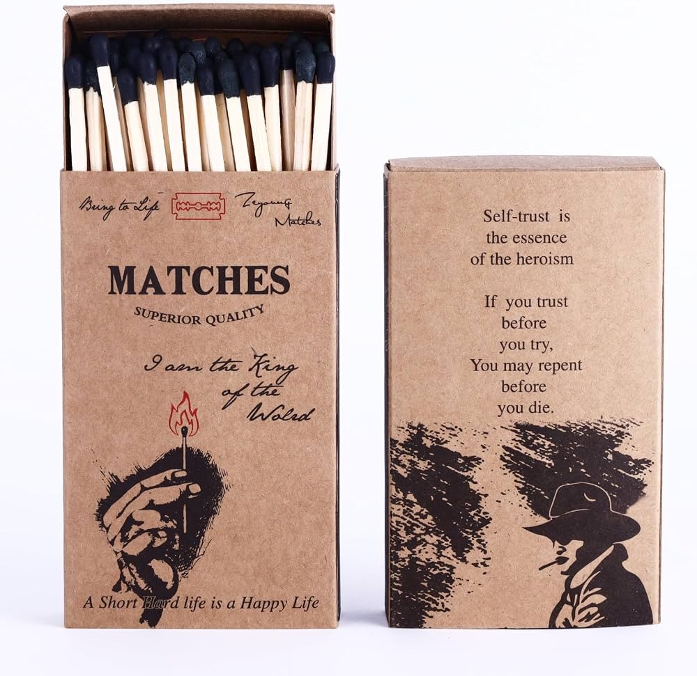 WOODEN MATCHES BOX 2 PCS