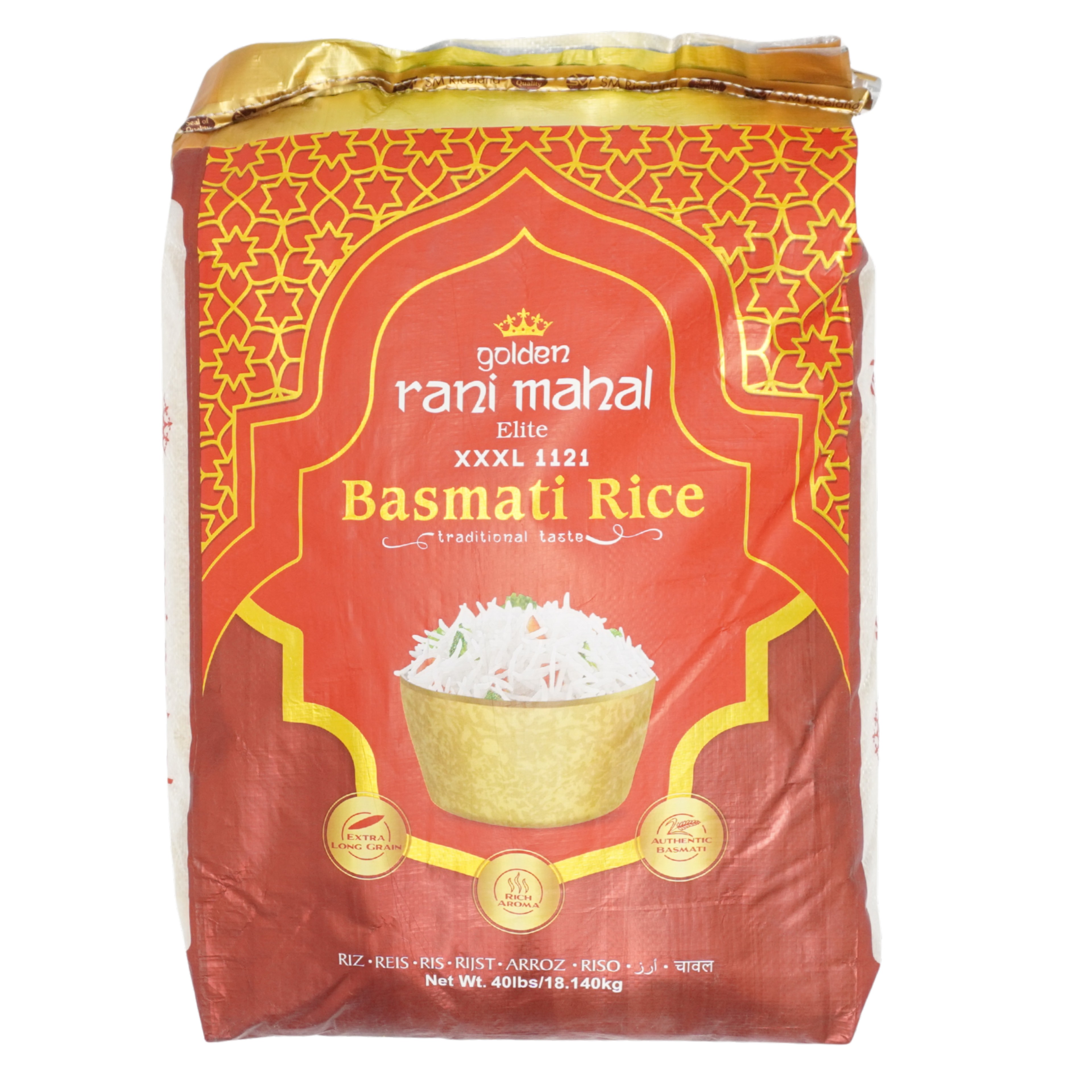 Golden Basmat Rice 40 LBS