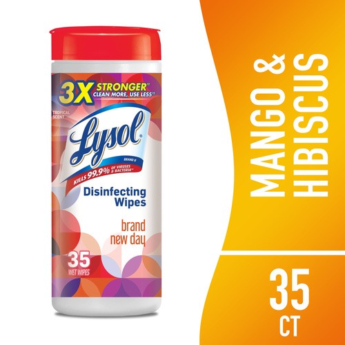LYSOL WIPES MANGO HI 35 COUNT
