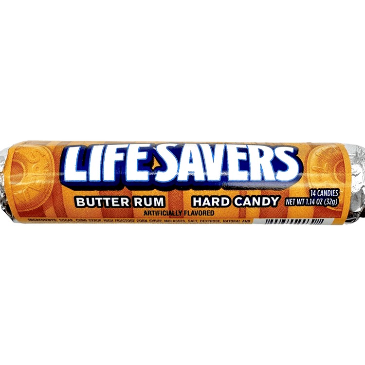LIFE SAVER BUTTER RUM CANDY 1 PACK