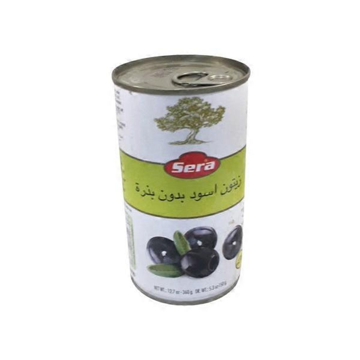 Sera Large Black Olives 14 OZ