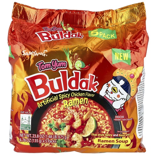 BULDAK TOM YUM CHICKEN NOODLES  675 GM
