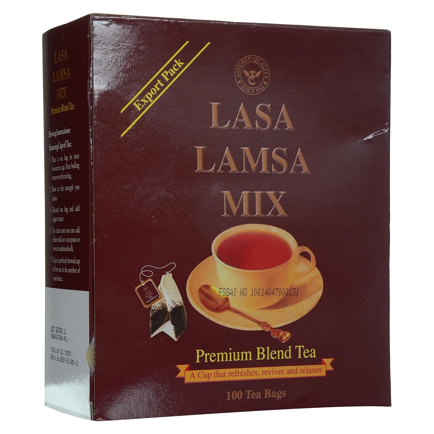 LASA SPECIAL TEA BAGS 100 BAG