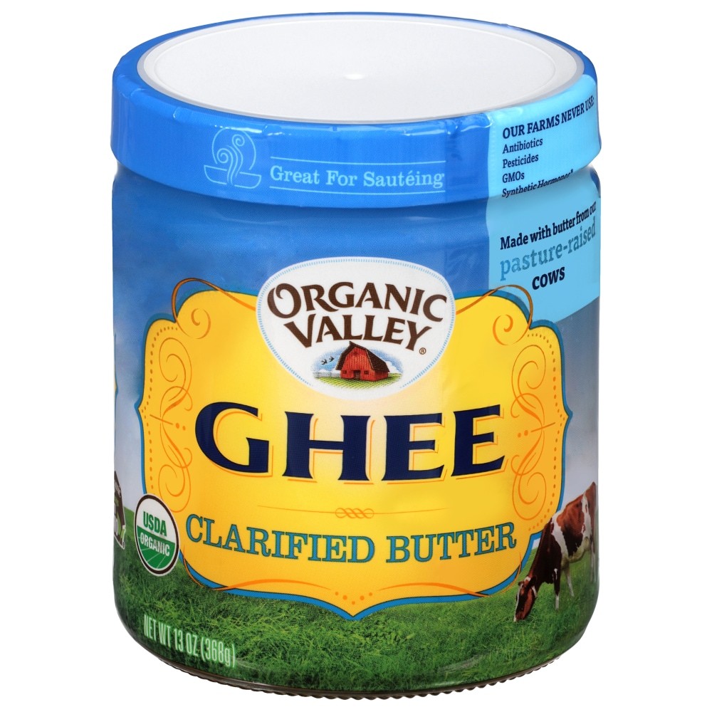 ORGANIC VALLEY GHEE   CLARIFIED BUTTER 0.47 Lbs