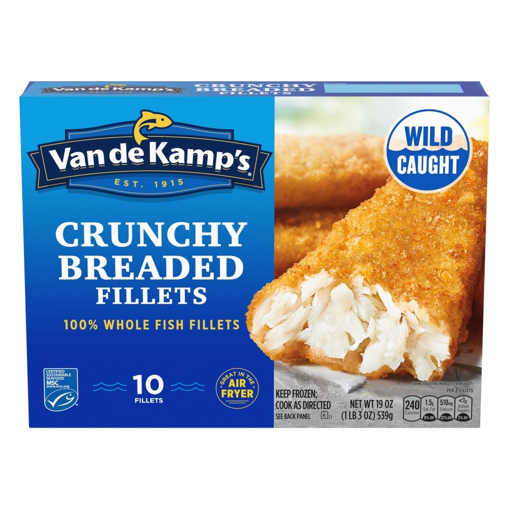 Van De Kamps Breaded Fish Filets 19 OZ