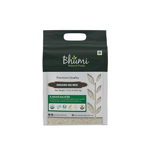 ORGANIC IDLI RICE BHUMI 10 LBS