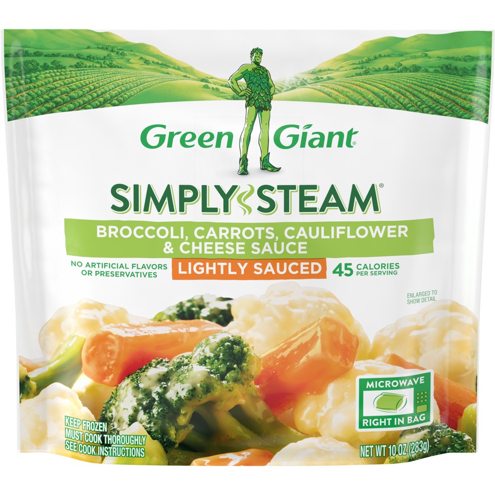 STEAMER BROC/CARROT/CAUL W/SAUCE 10 OZ
