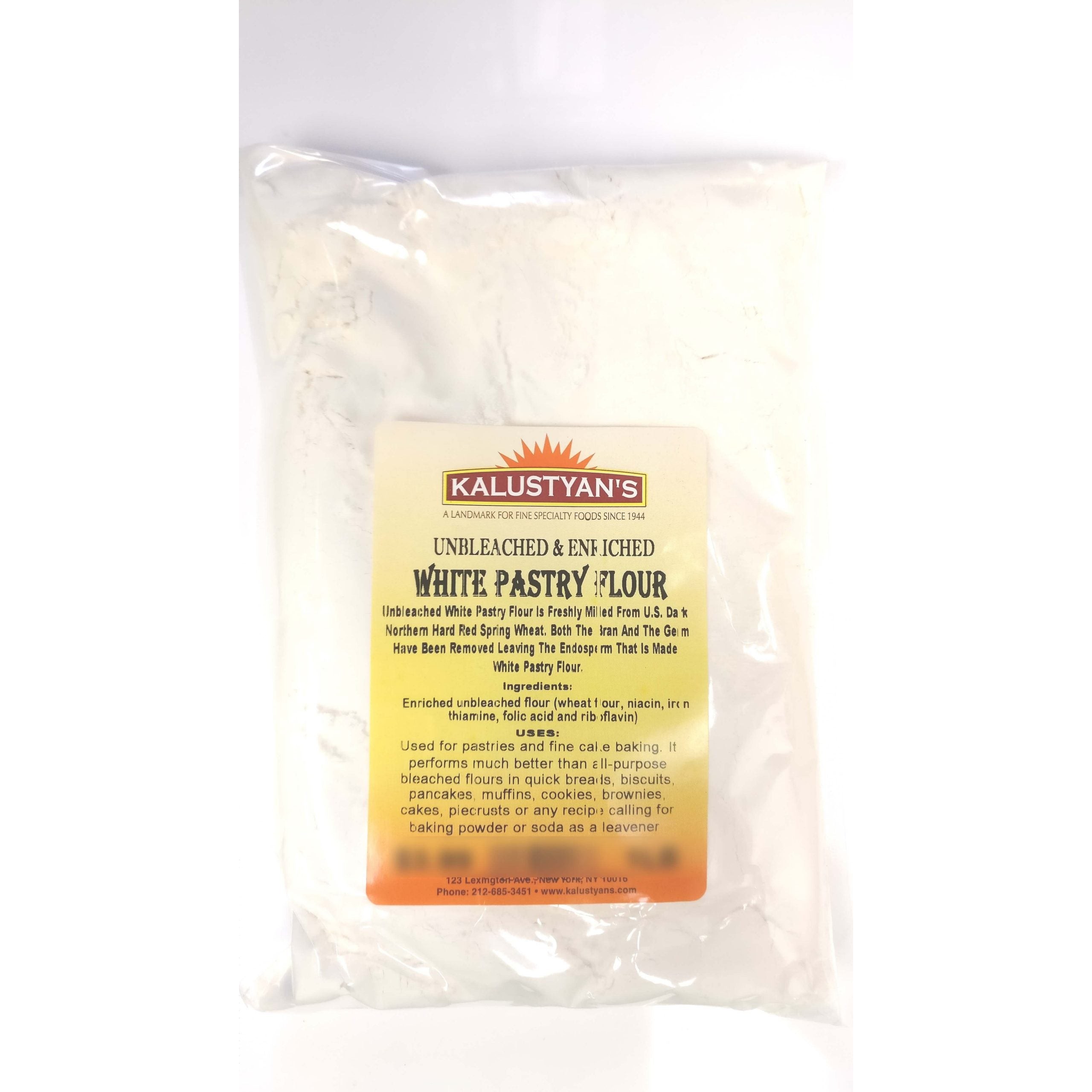 KALUSTYANS WHITE PASTRY FLOUR 1 Lbs